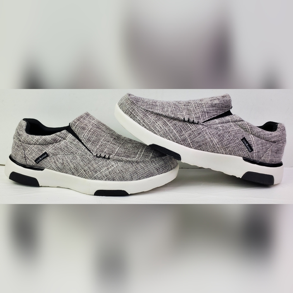 OrthoComfoot Mens Grey Slip On Loafers w/ Arch Support - US Size 9.5 - NWOB